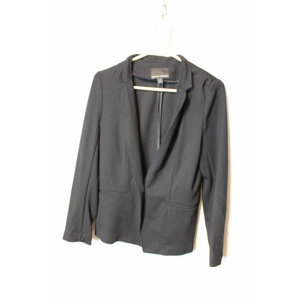 Banana Republic Sweatshirt Blazer Black Size 6